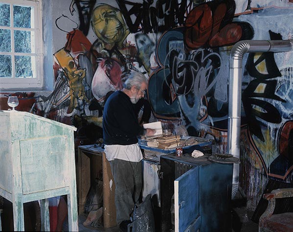 Dado in his room in 2002