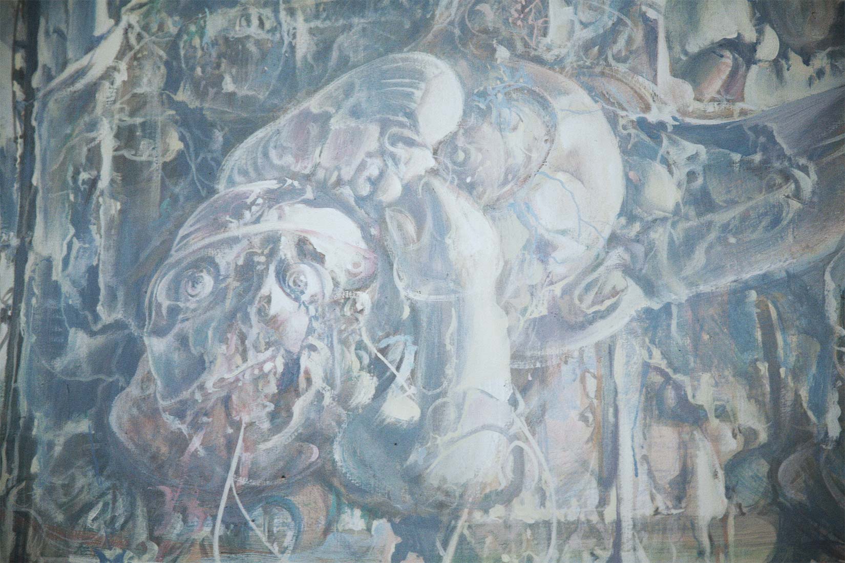 Tableau de Dado L'Atelier 1972 (d�tail)