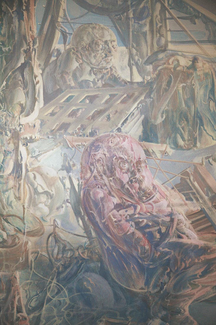 Tableau de Dado L'Atelier 1972 (d�tail)