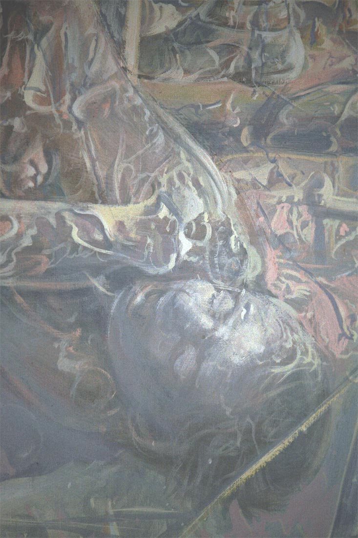 Tableau de Dado L'Atelier 1972 (d�tail)