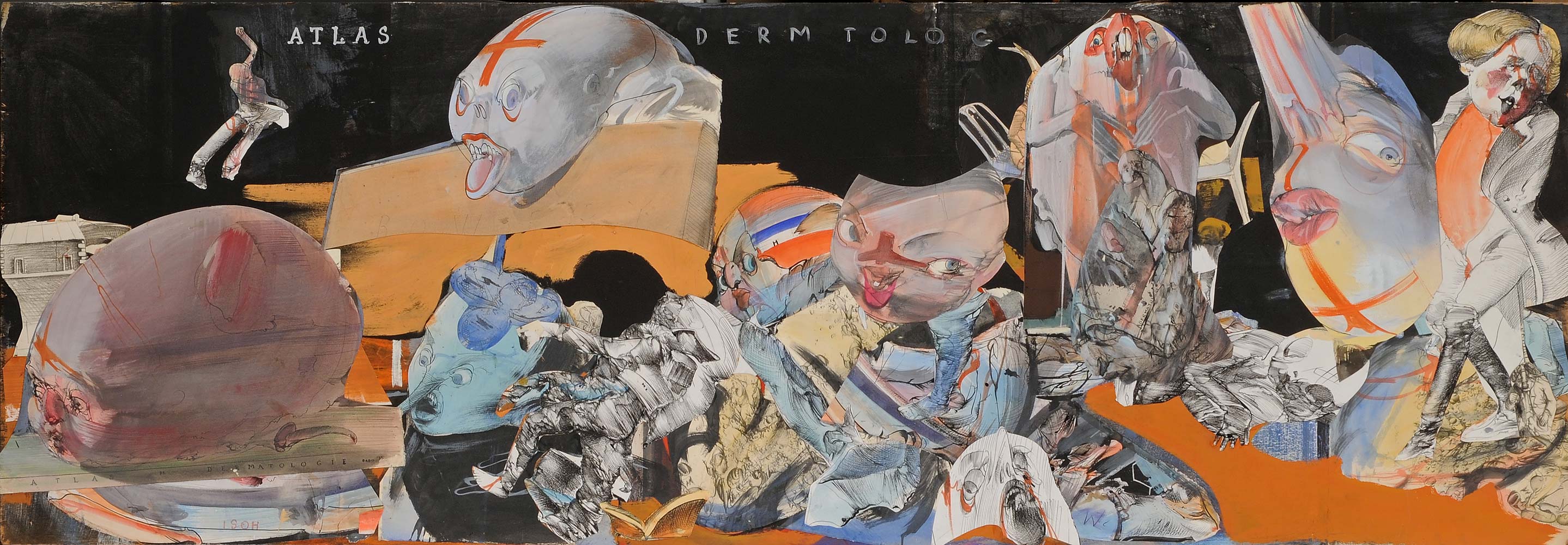 Collage de Dado : Atlas de Dermatologie, 1975