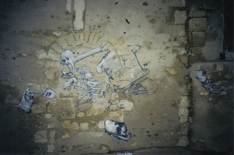 D&eacute;but du travail de Dado &agrave; la Chapelle Saint-Luc