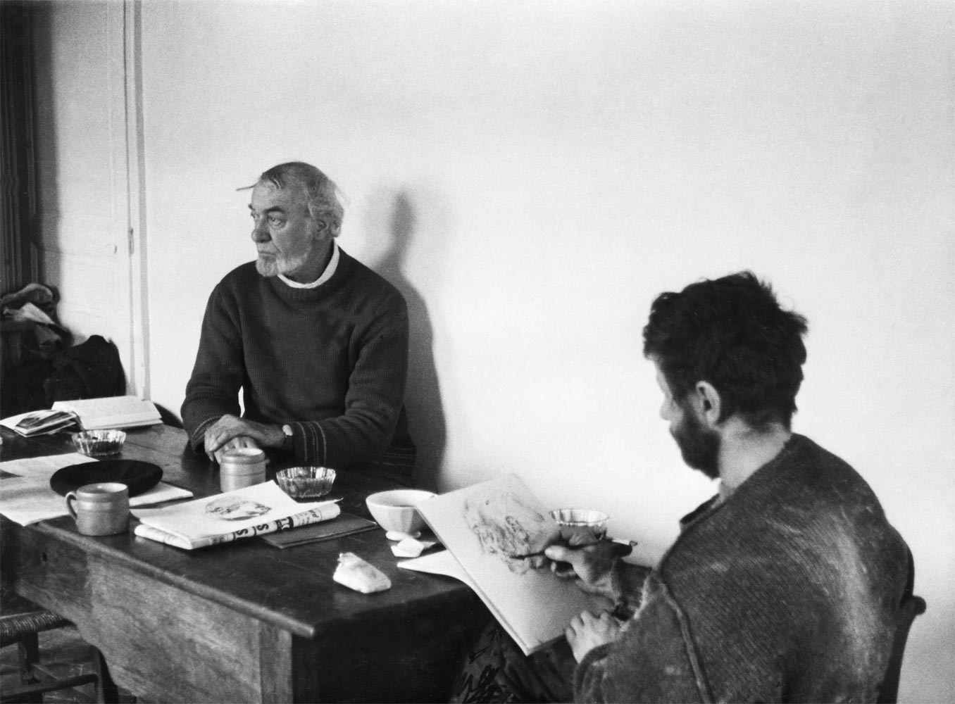 Dado et son oncle Mirko en 1967