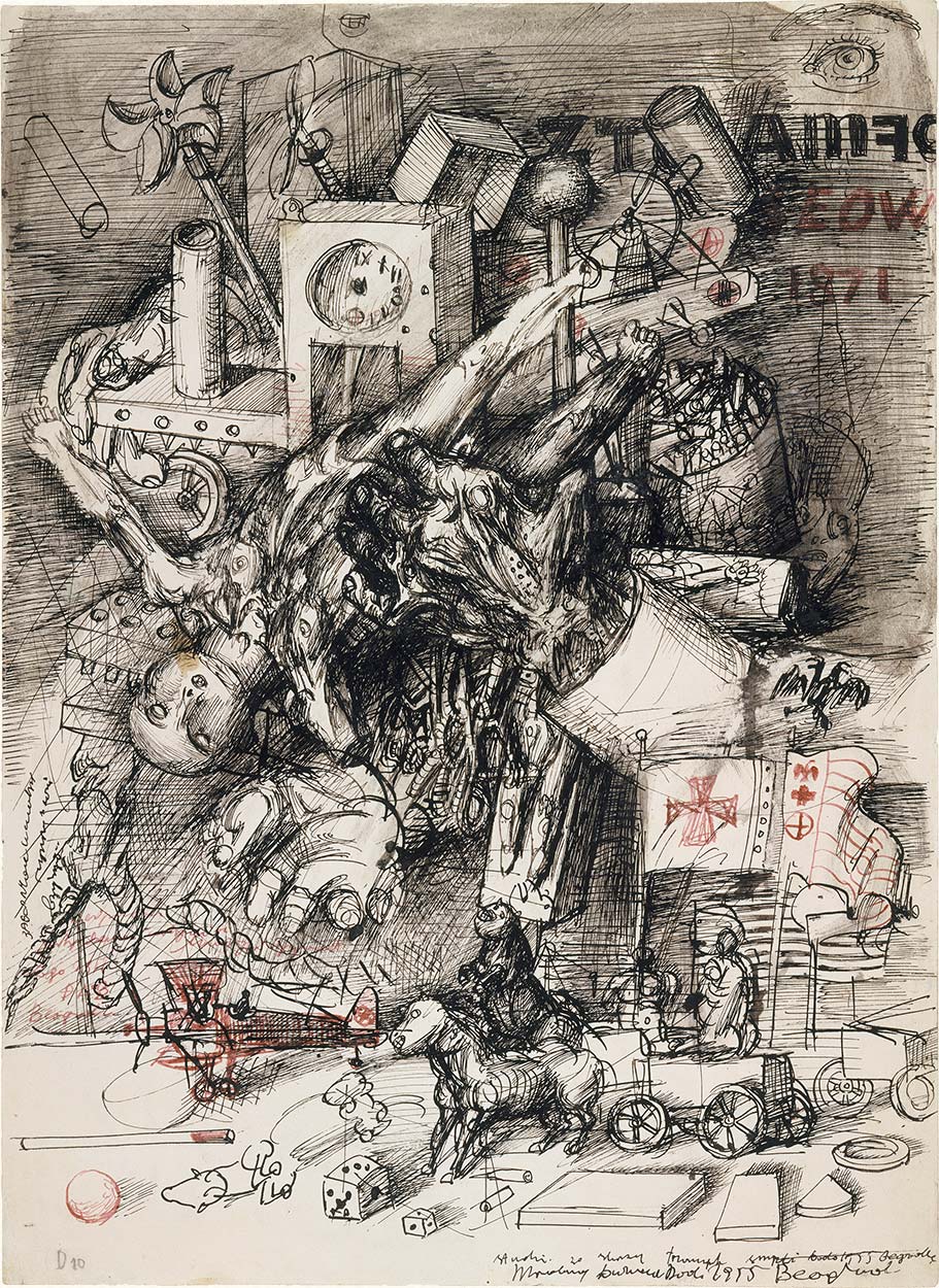 &Eacute;tude pour la peinture &laquo;&nbsp;Triomphe de la mort&nbsp;&raquo;