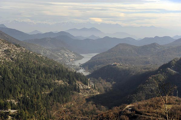 Vue depuis la tombe de Dado &agrave; Košćele