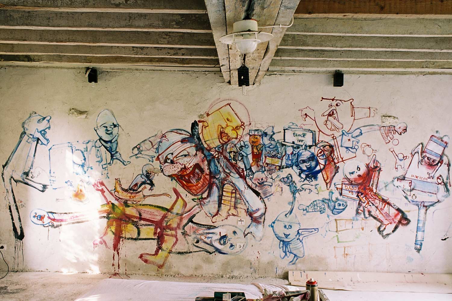 Dado : peintures murales d&rsquo;H&eacute;rouval &ndash; 3e atelier