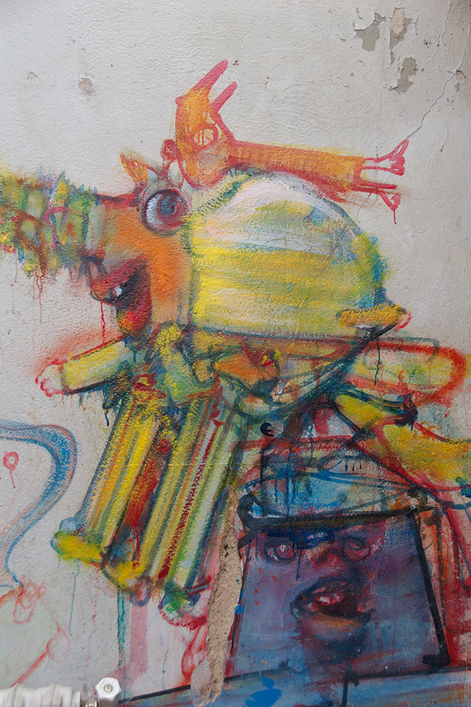 Dado : peintures murales d&rsquo;H&eacute;rouval &ndash; Cuisine &ndash; Mur ouest