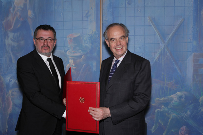 M. Branislav Mićunović i M. Fr&eacute;d&eacute;ric Mitterrand