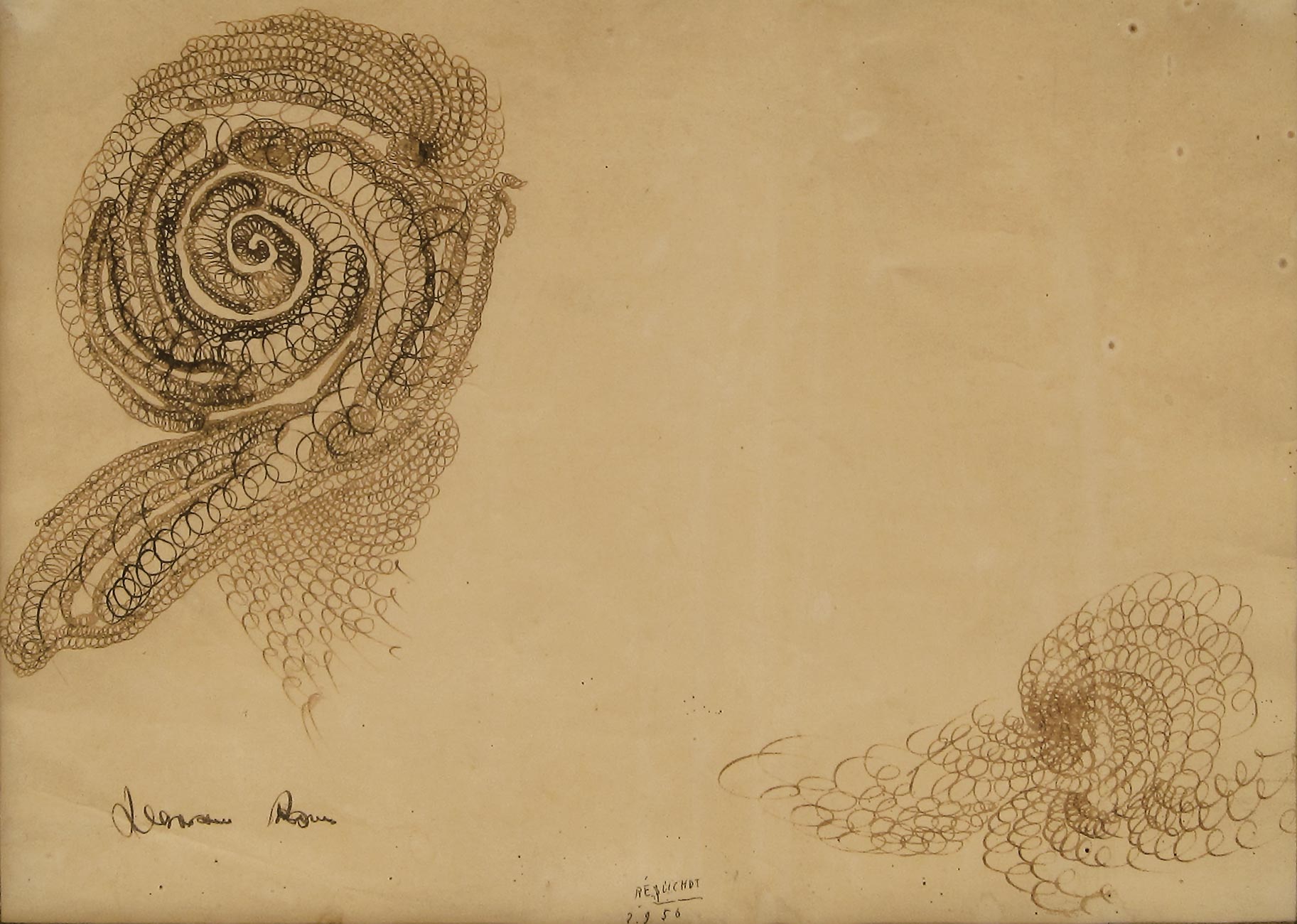 Bernard R&eacute;quichot, Sans titre, 1956