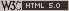 Valid HTML 5