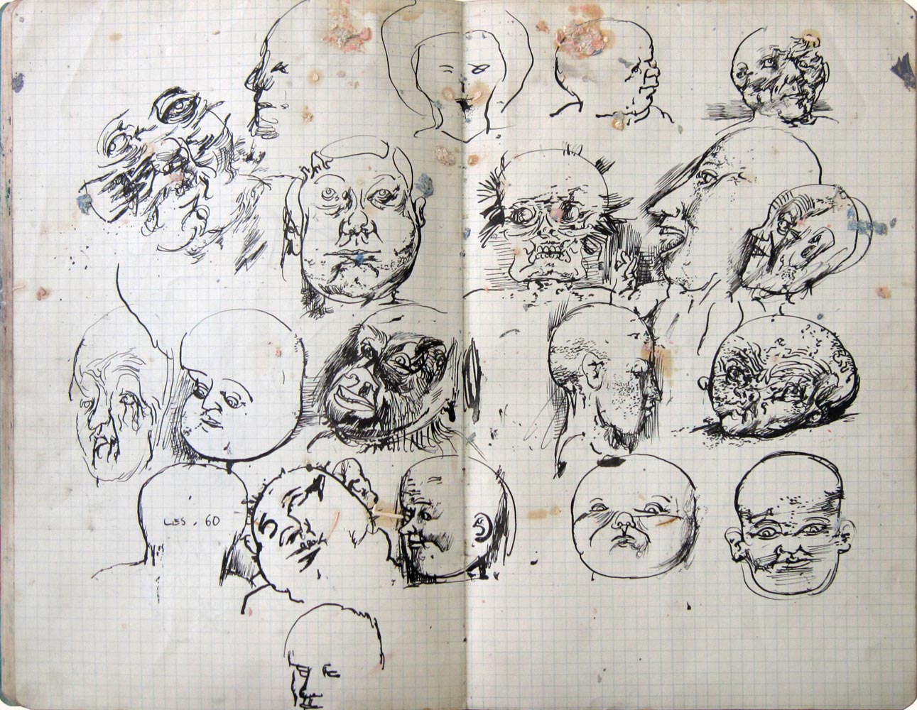 Carnet de dessins, 1959