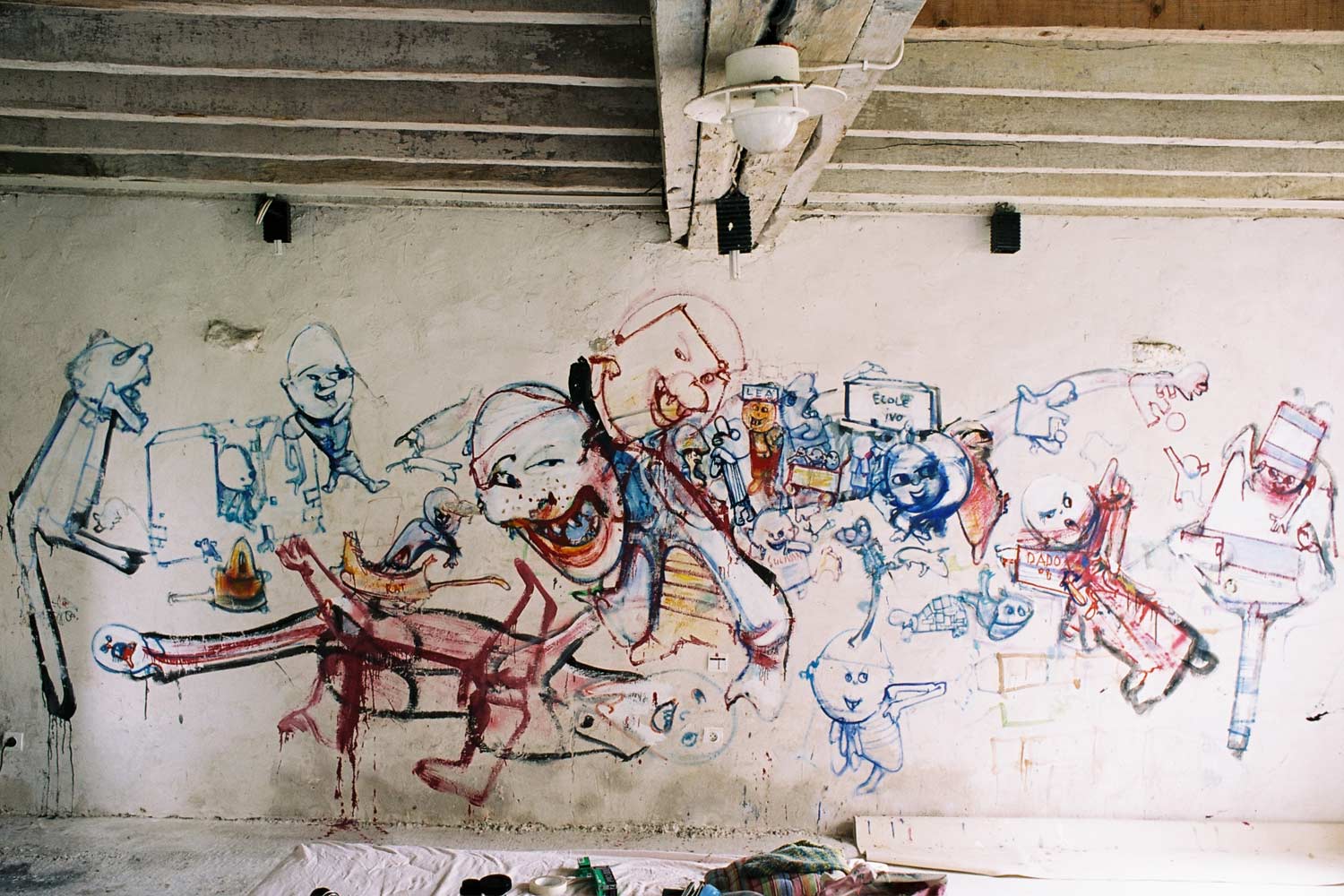 Dado : peintures murales d’Hérouval – 3e atelier