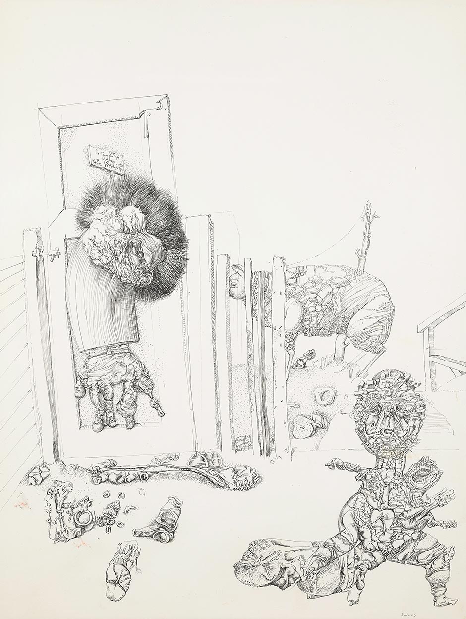 Dessin de Dado : Sans titre, 1963