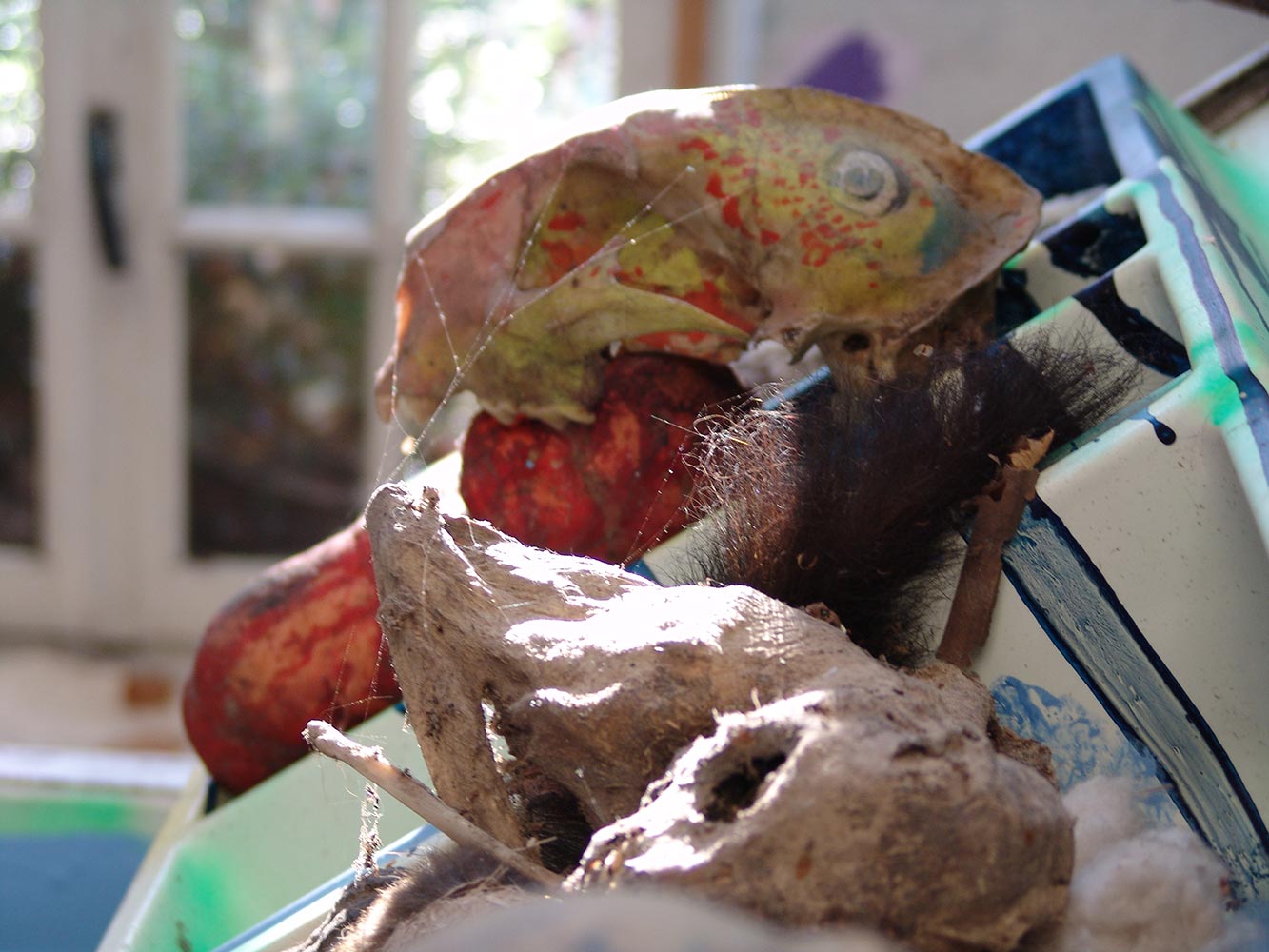 Sculpture dans l’atelier de Dado en 2009