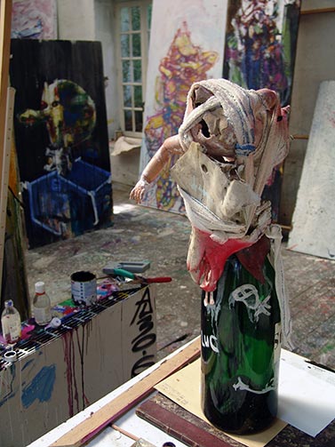 Dado’s studio in April 2009