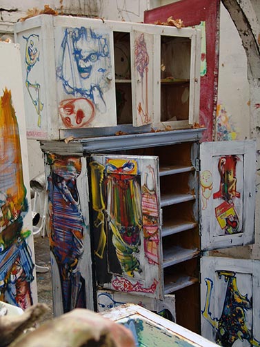 Dado’s studio in April 2009