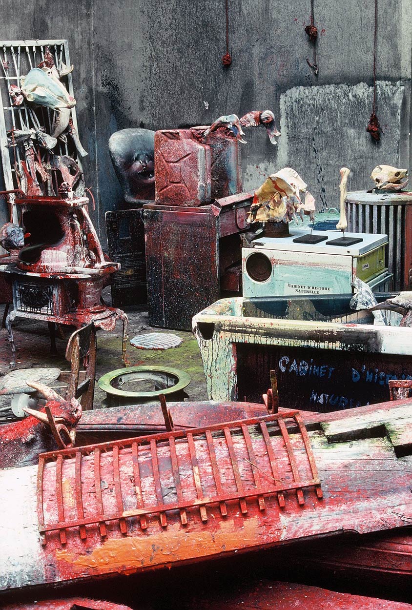 Sculptures dans l’atelier de Dado en 1989