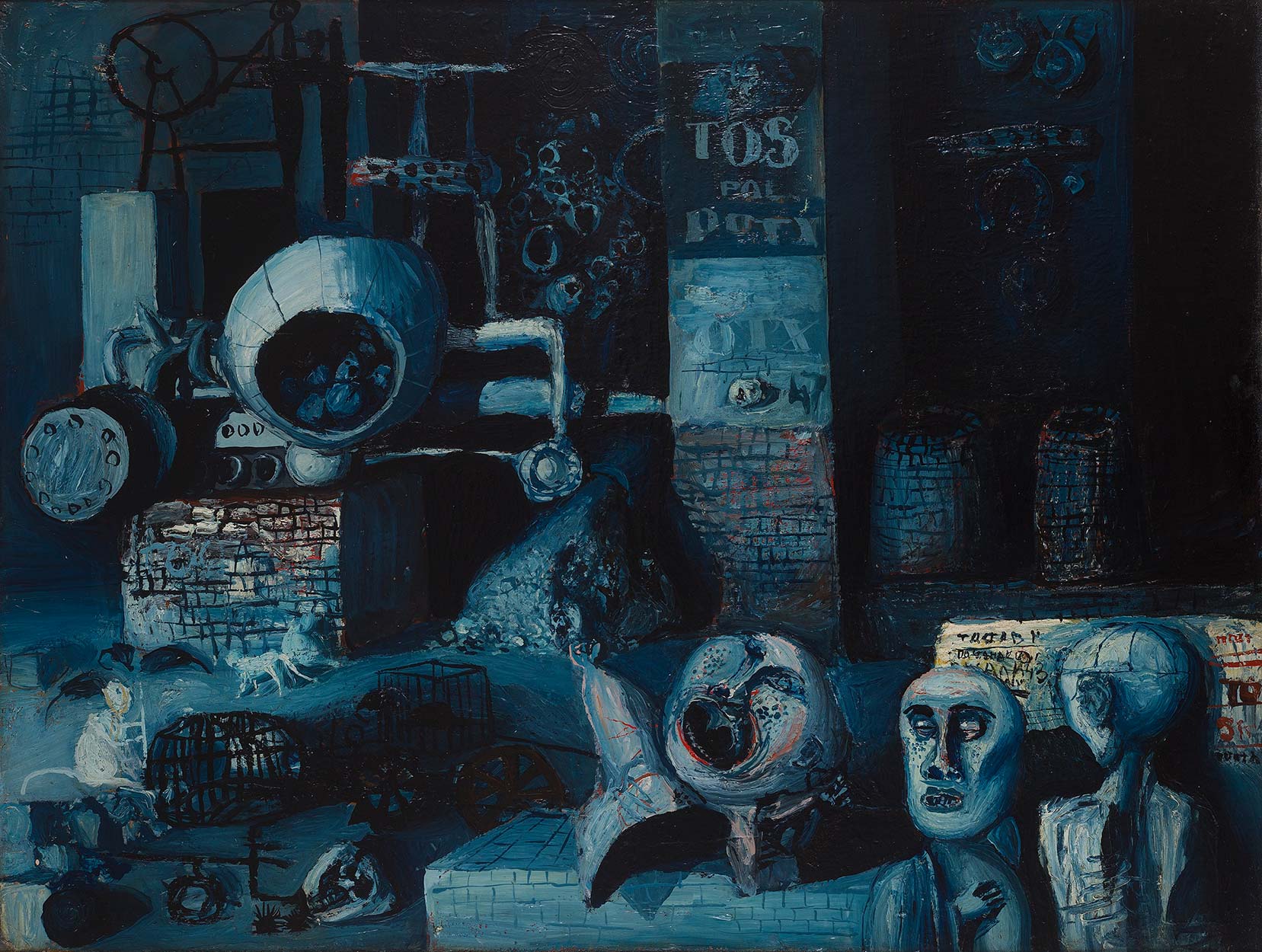 Tableau de Dado : Sans titre, 1954-1955