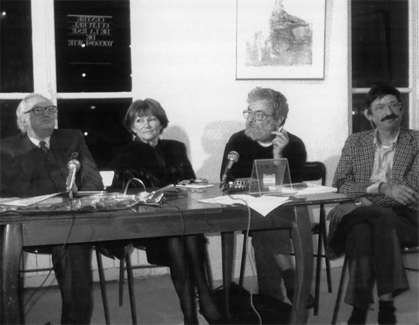 Alain Bosquet, Fran&ccedil;oise Choay, Dado et Jean-Luc Verley