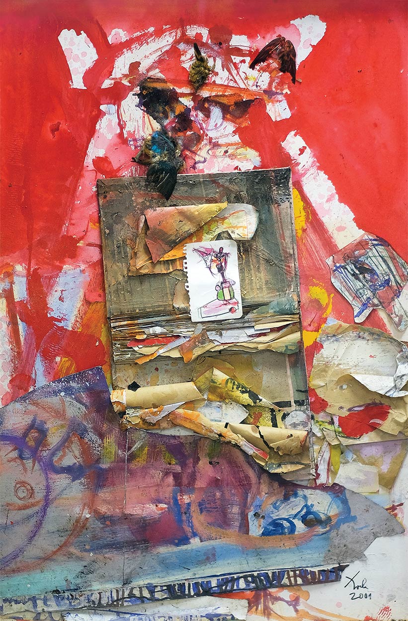 Collage de Dado : Sans titre, 2001