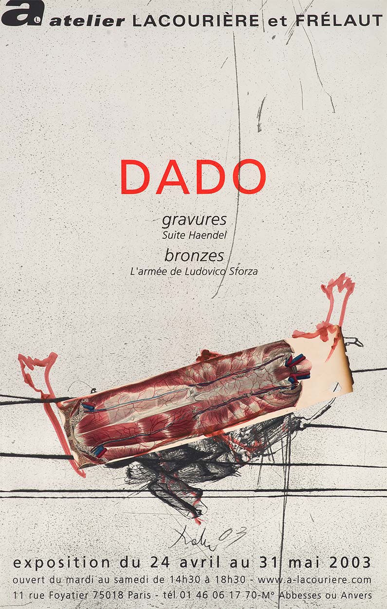 Collage de Dado : Sans titre, 2003