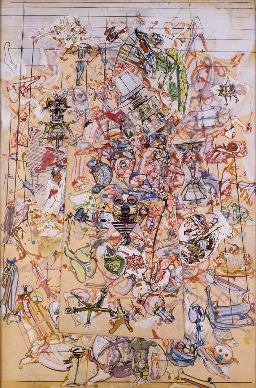 Collage de Dado : Grands maux, grands rem&egrave;des, 1994