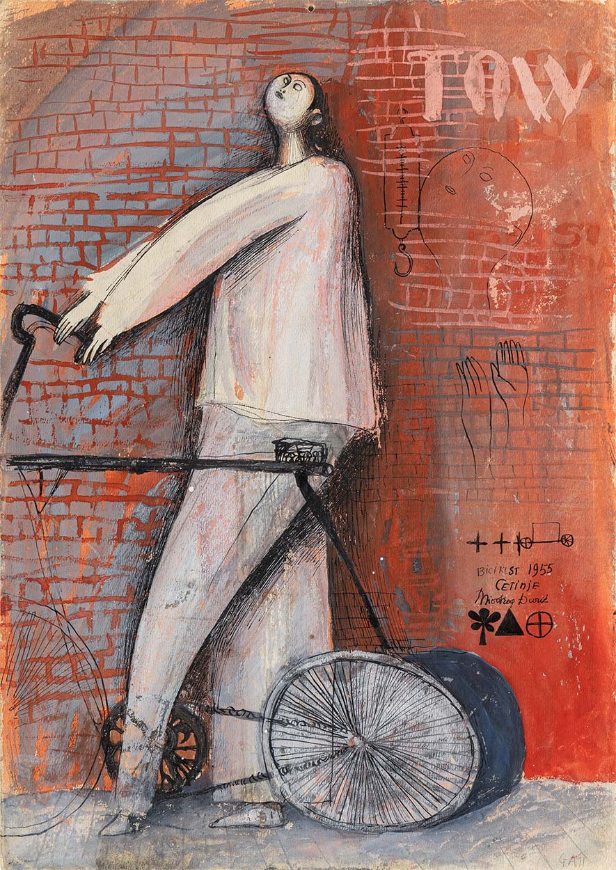 Dado : Cycliste, 1955