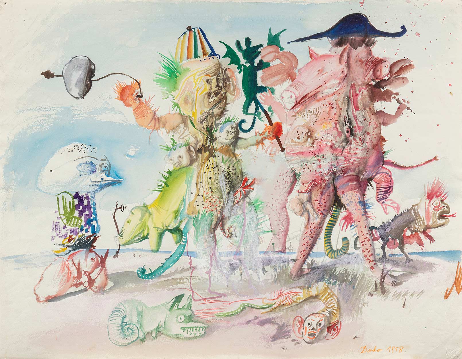 Dado : Sans titre, 1958