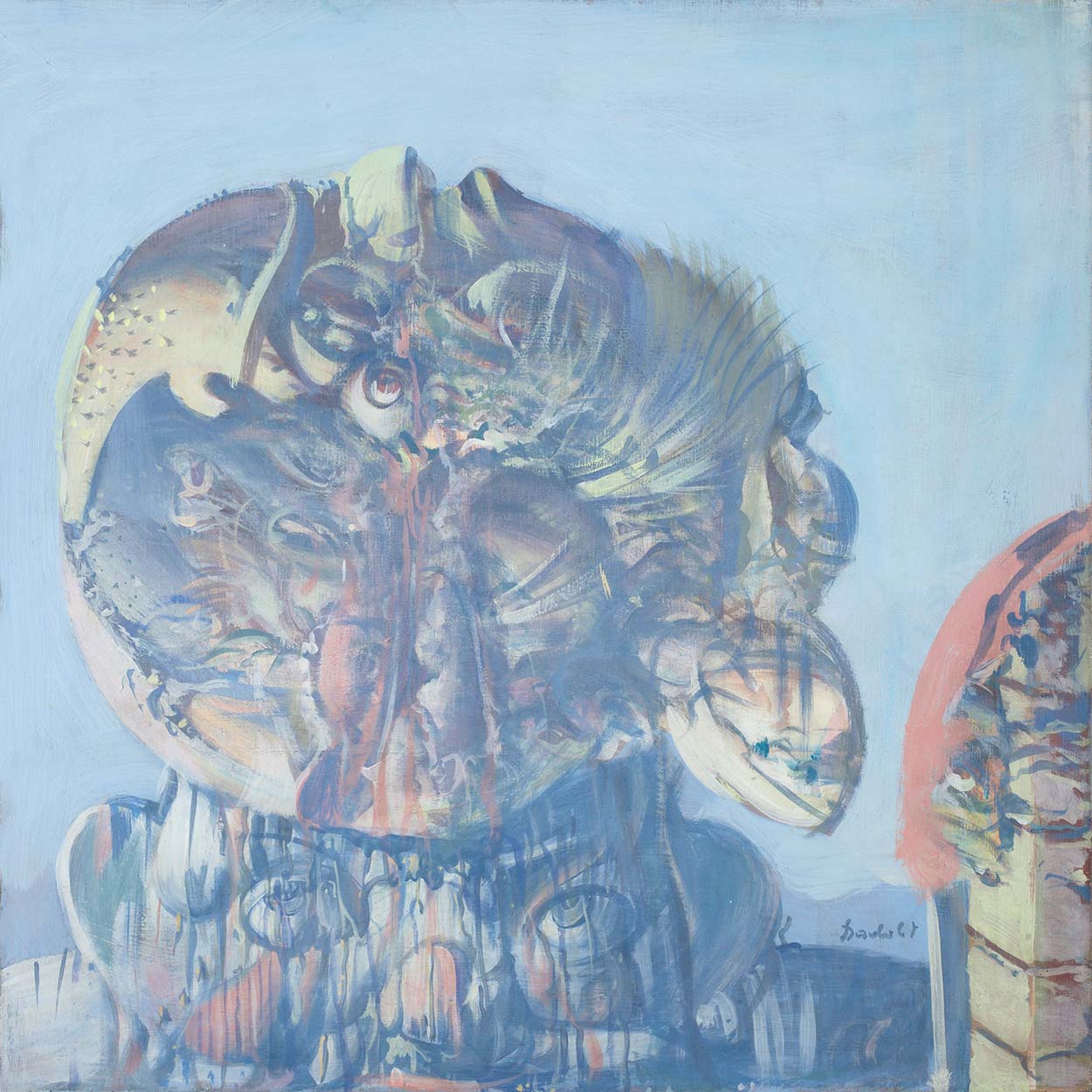 Dado’s painting: The Gallery of Ancestors XXII, 1969