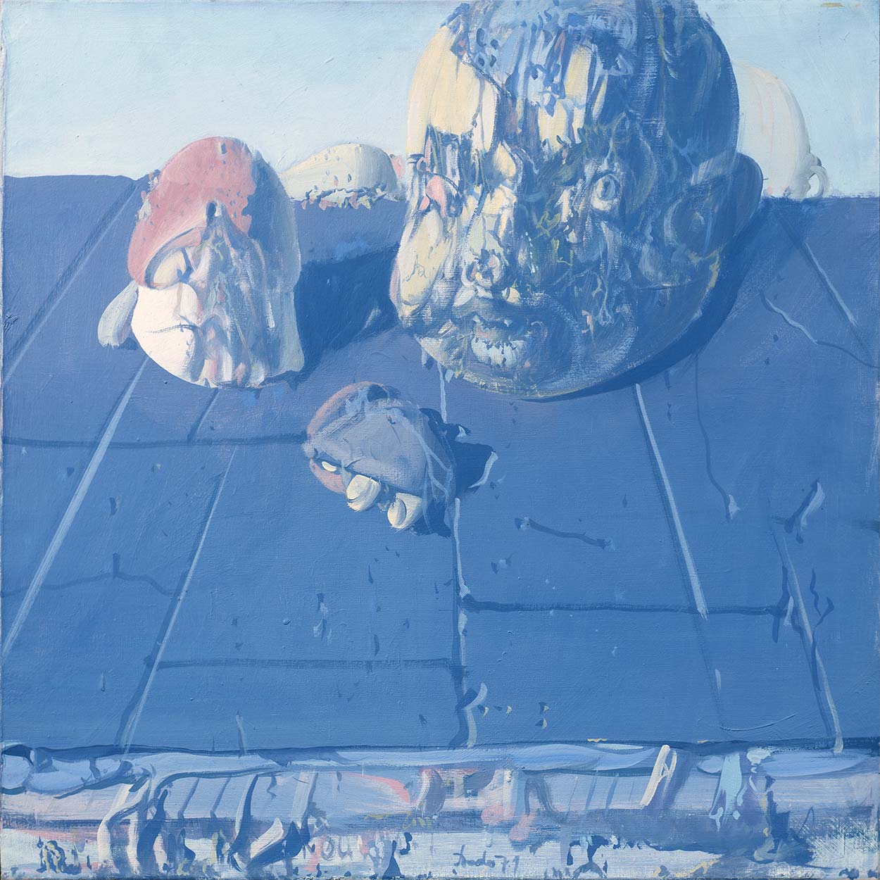 Dado’s painting: The Gallery of Ancestors XXII, 1971