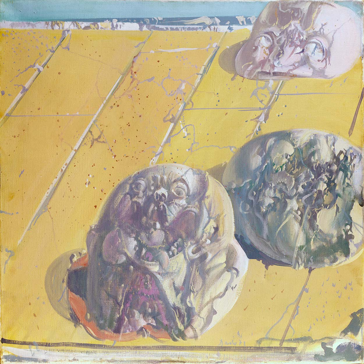 Dado’s painting: The Gallery of Ancestors XXIII, 1971