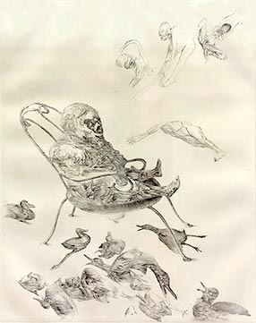 Autoportrait à la chaude-pisse II, 1973