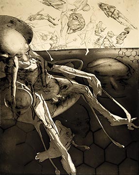 Autoportrait à la chaude-pisse V, 1975