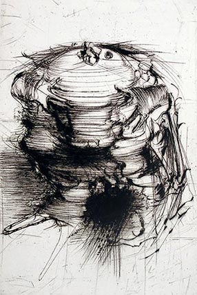 Gravure de Dado : Buffon, 1985