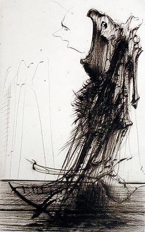 Gravure de Dado : Buffon, 1985