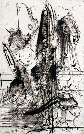 Gravure de Dado : Buffon, 1985