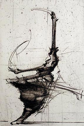 Gravure de Dado : Buffon, 1985