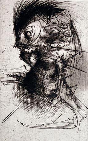 Gravure de Dado : Buffon, 1986