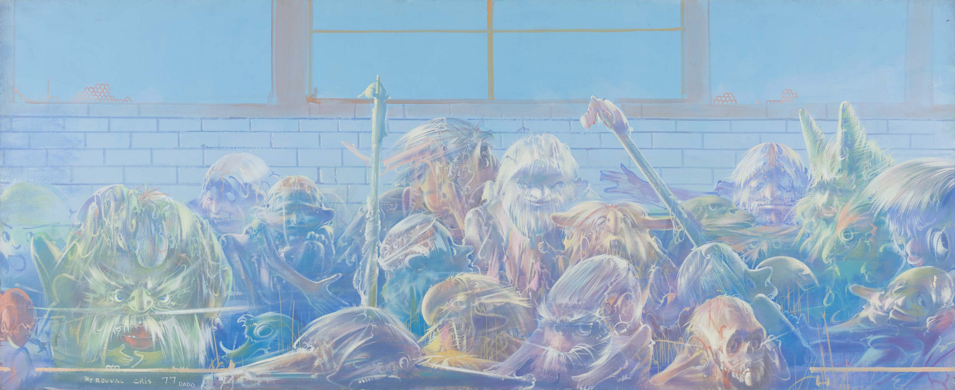 Tableau de Dado : H&eacute;rouval Crismasse, 1977