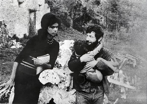 Dado, Hessie et Yasfaro à Hérouval en 1963