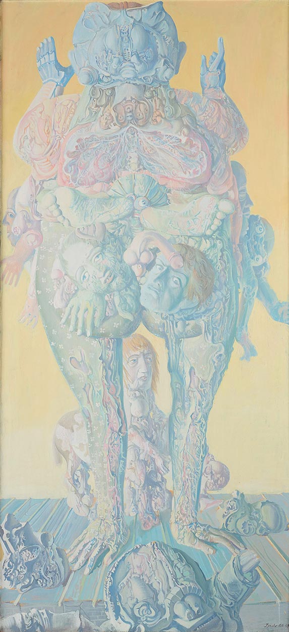 Homme fleurs, 1966-1967