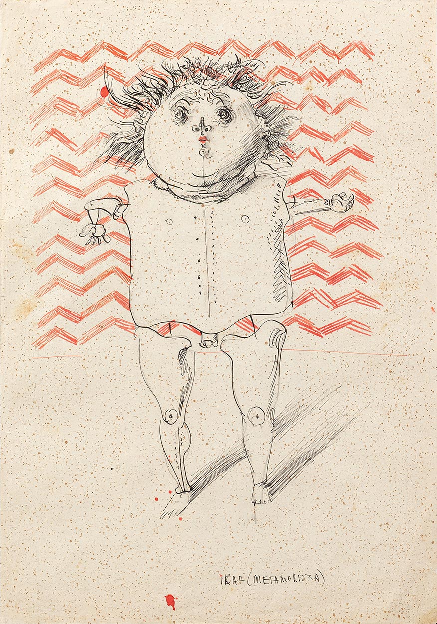 Ikar (Metamorfoza), recto, 1955