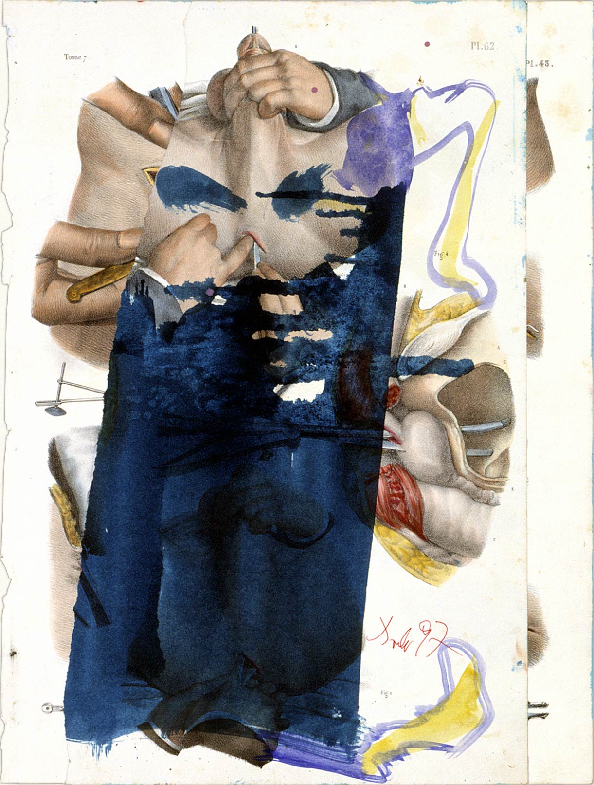 Collage de Dado : Sans titre, 1997