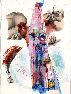 Bez naslova, kolaž, 1997