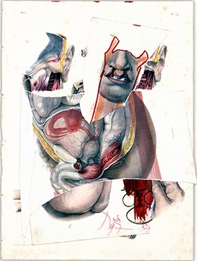 Bez naslova, kolaž, 1997