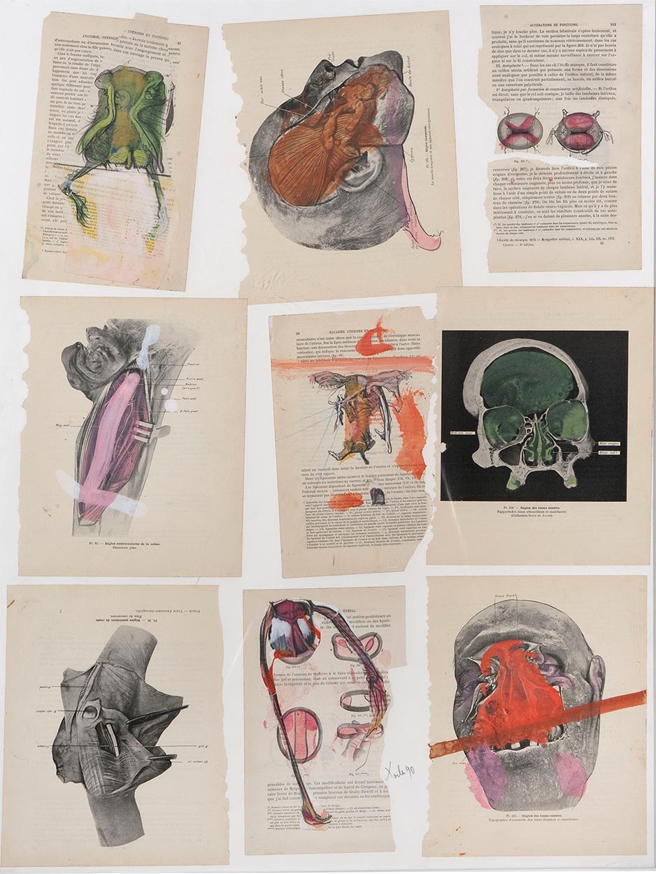 Collage de Dado :Anatomie, 1990