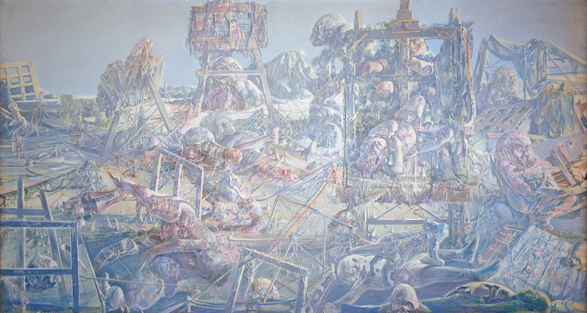 Dado’s painting: The Studio, 1972