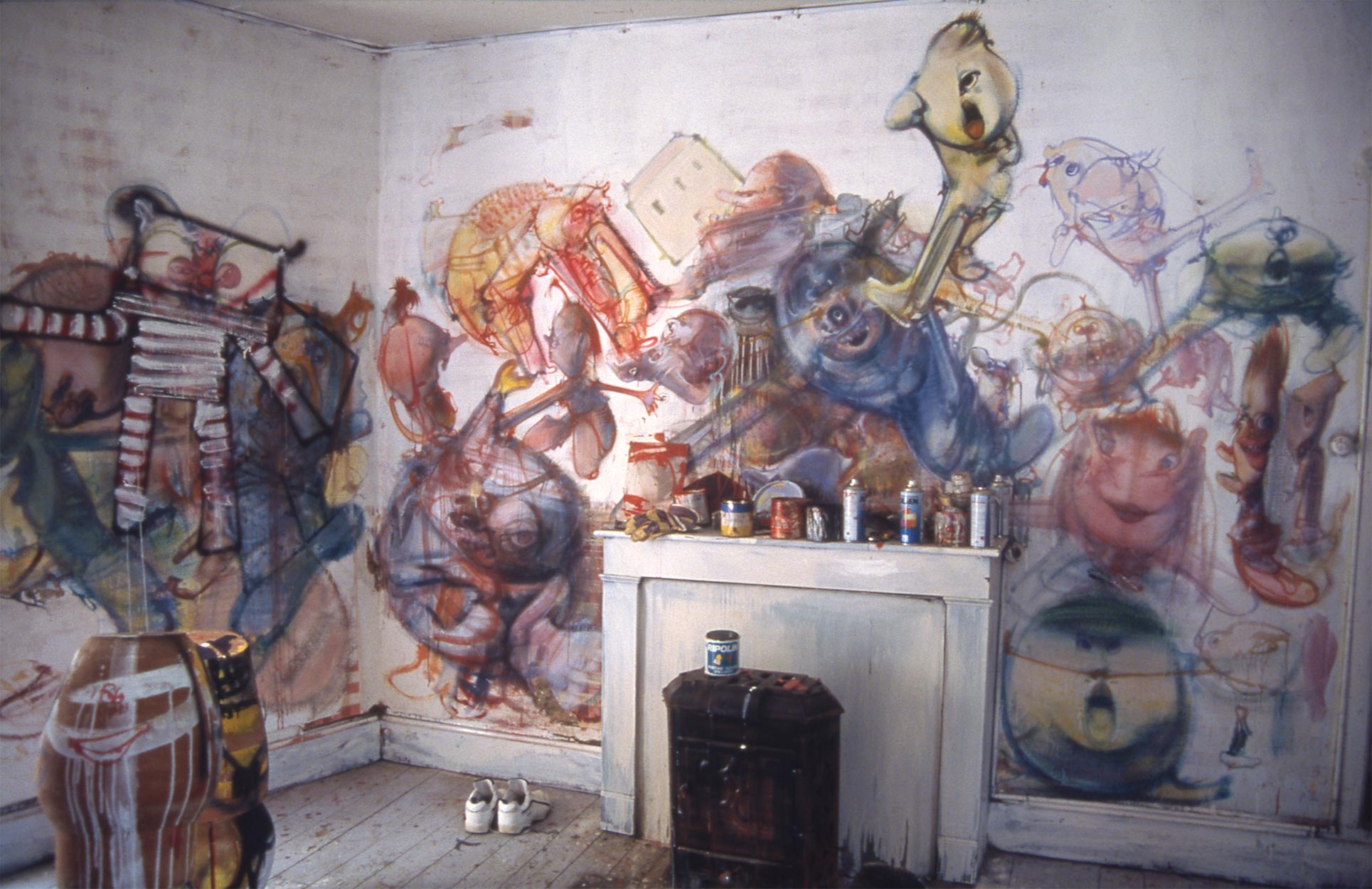 Murals at Bez-de-Naussac