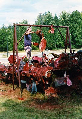 Installation in homage to Danilo Kiš