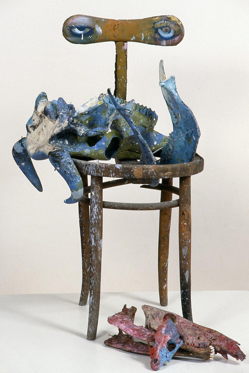 Sculpture de Dado : Chaise Pline, 1989